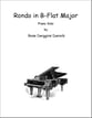 Rondo in B-Flat Major piano sheet music cover